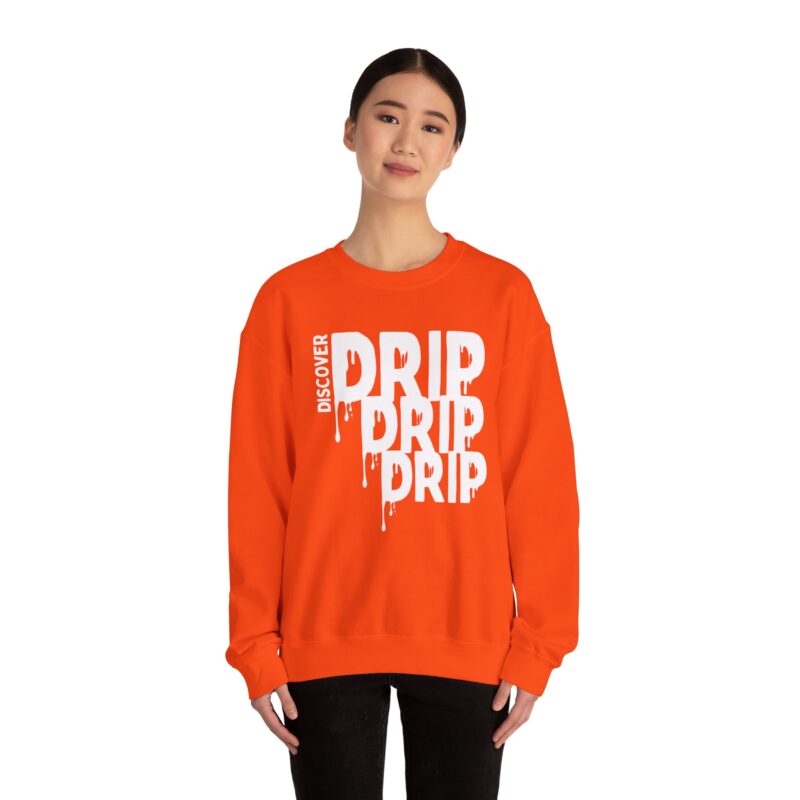 Unisex Drip Crewneck Sweatshirt - Image 4