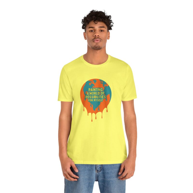 Unisex Paint A World Tee - Image 8