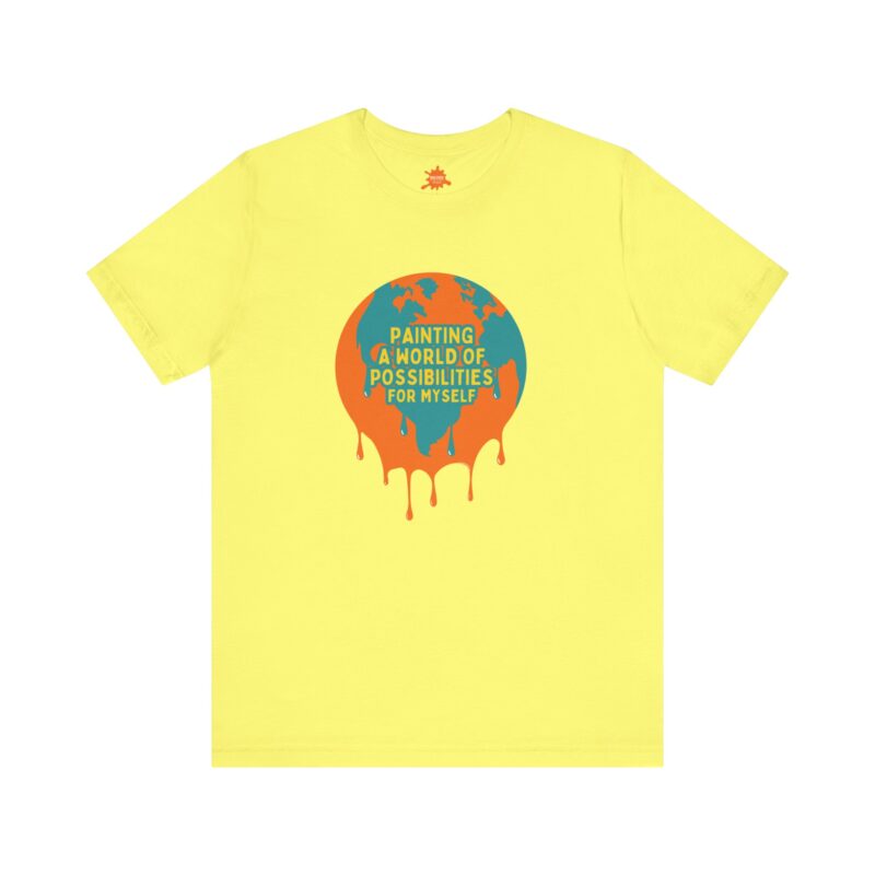 Unisex Paint A World Tee - Image 5