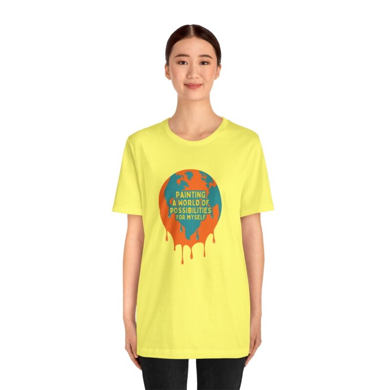 Unisex Paint A World Tee - Image 7