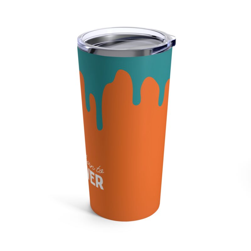 Teal Drip Tumbler 20oz - Image 4