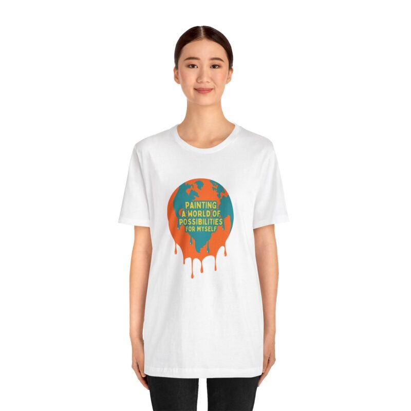 Unisex Paint A World Tee - Image 3