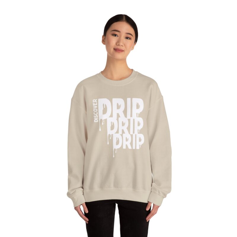 Unisex Drip Crewneck Sweatshirt - Image 8