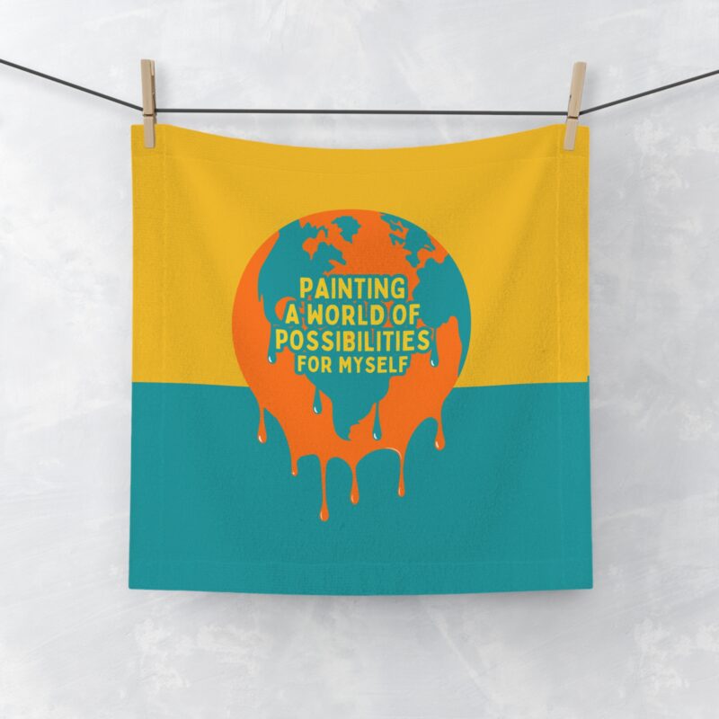 Paint the World Hand Towel - Image 3