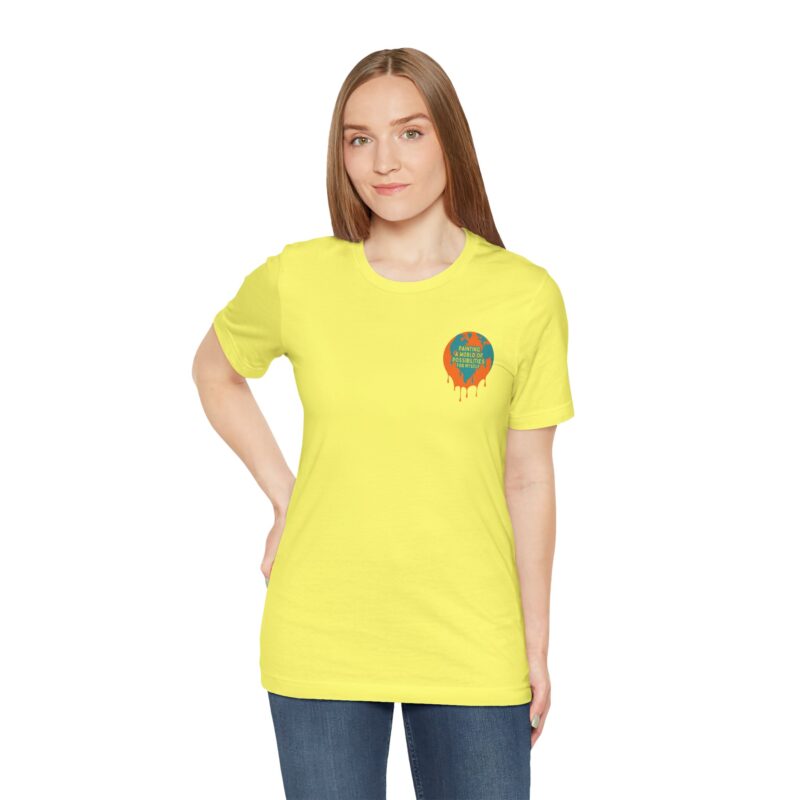 Unisex Paint A World Tee 2 - Image 10