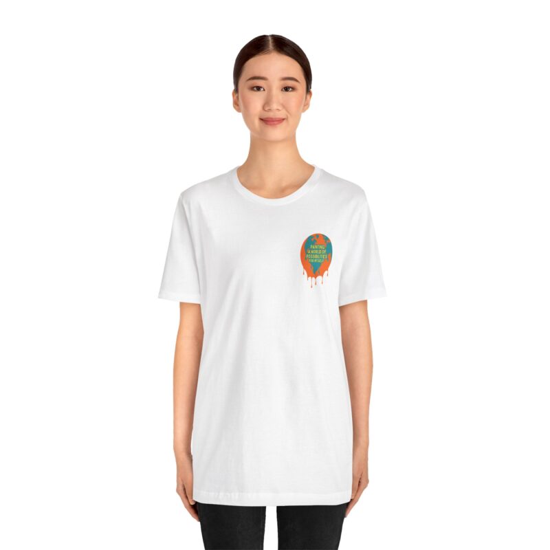 Unisex Paint A World Tee 2 - Image 3