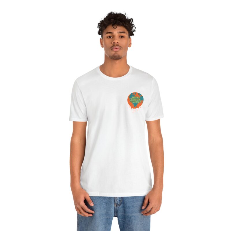 Unisex Paint A World Tee 2 - Image 4