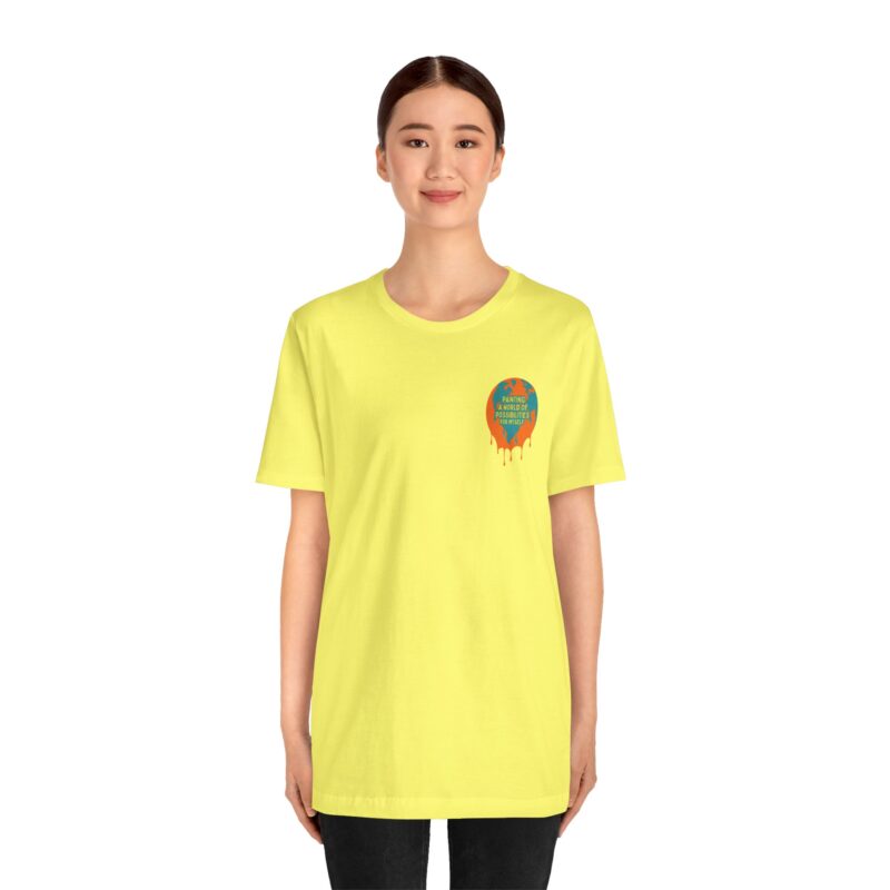 Unisex Paint A World Tee 2 - Image 8