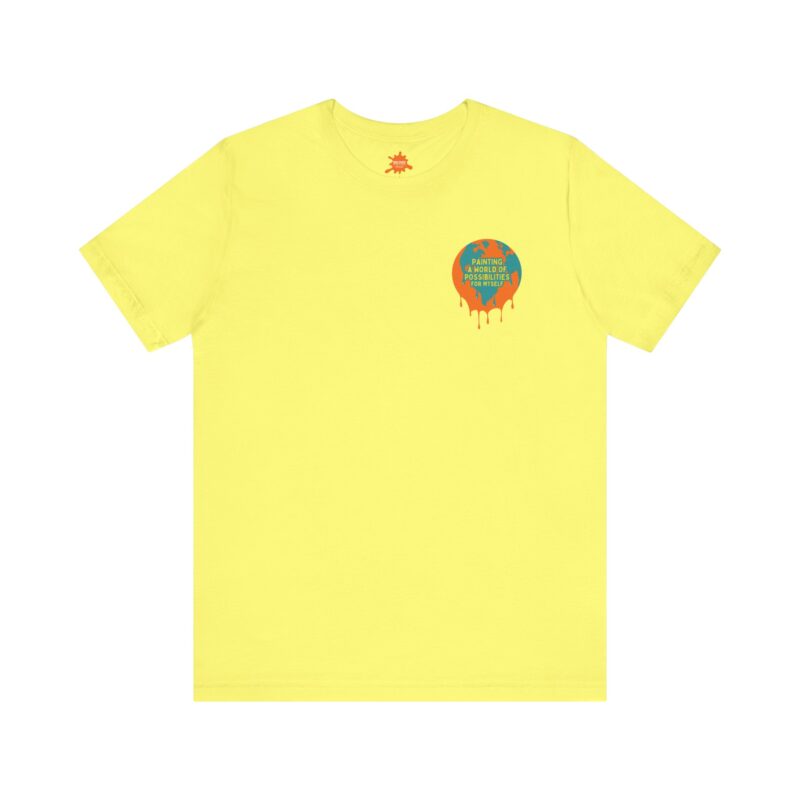 Unisex Paint A World Tee 2 - Image 6